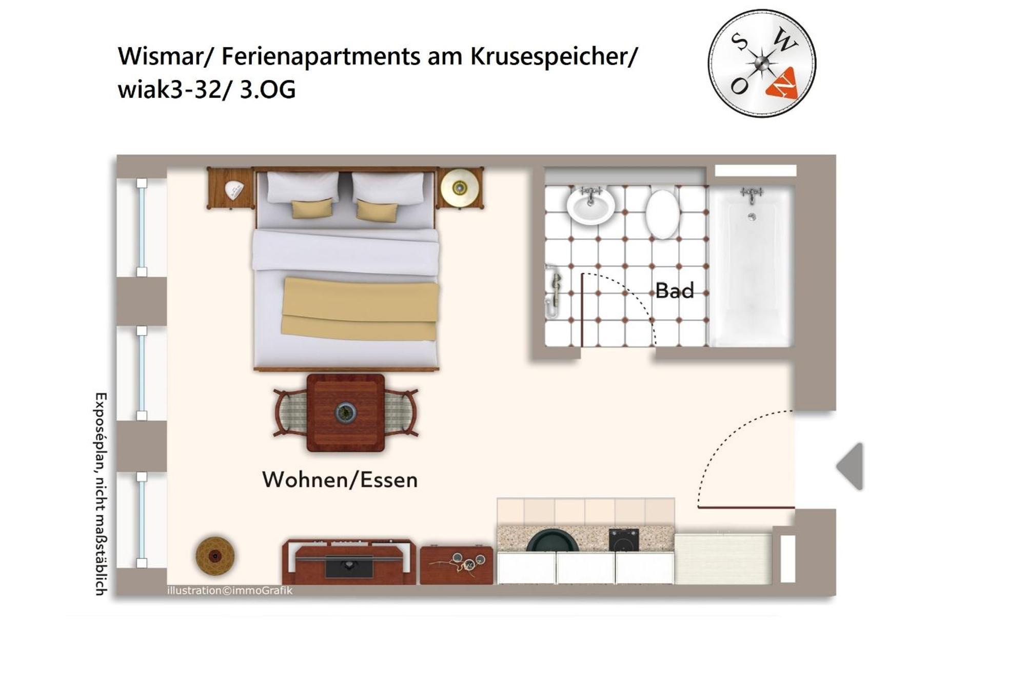 Ferienapartments Am Krusespeicher Ferienapartments Am Krusespeicher 3-32 Wißmar エクステリア 写真